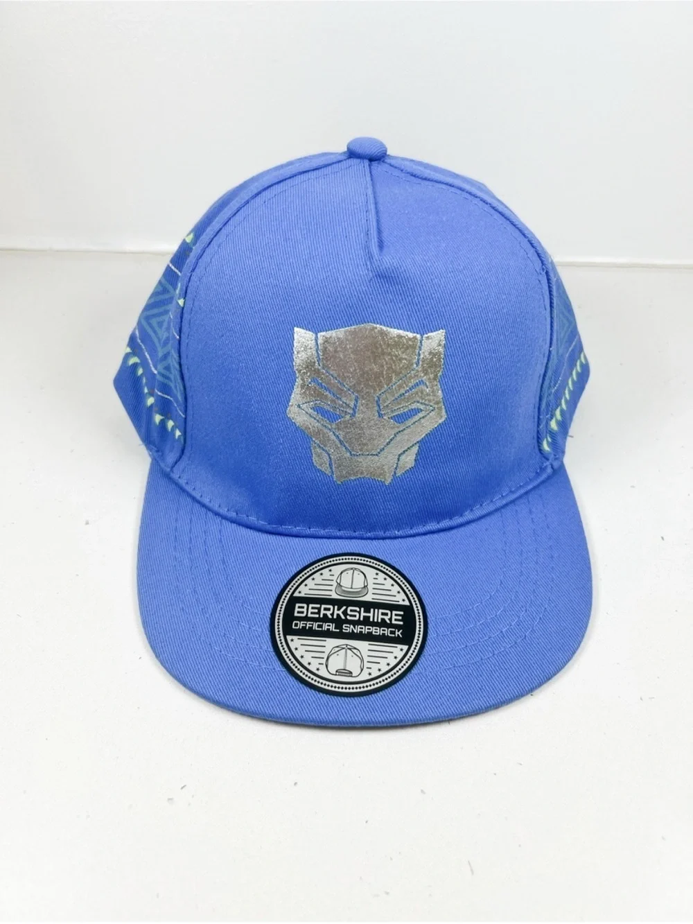 Marvel Black Panther Youth Snapback Hat Blue Adjustable One Size NWT